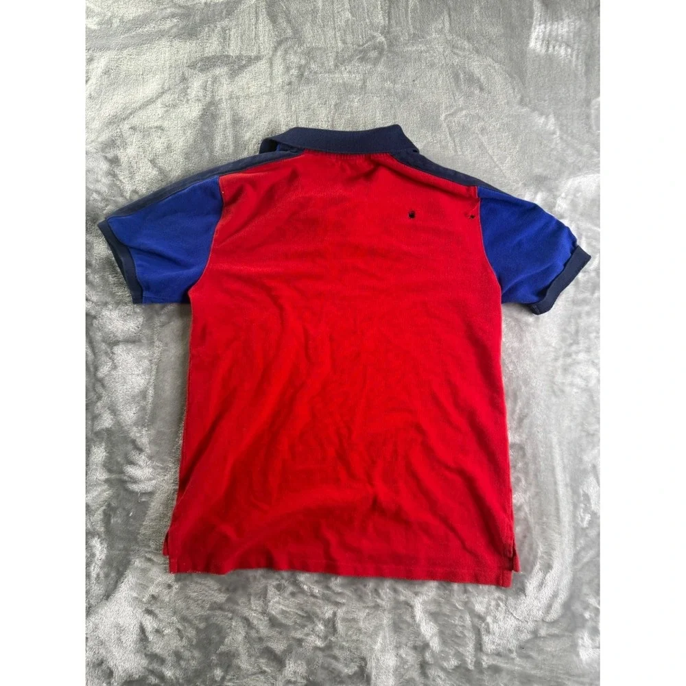 Polo Ralph Lauren Big Pony Colorblock Shirt Boys XL Multicolor 100% Cotton
